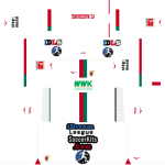 Augsburg FC dls kit 2024 home temp