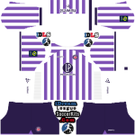 Toulouse FC dls kit 2024 home temp