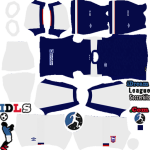 Ipswich Town FC kit dls 2024 home temp