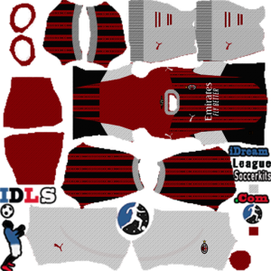 AC Milan kit dls 2025 home