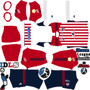 Atletico Junior kit dls 2024 home temp