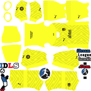 Atletico Penarol kit dls 2024 gk third