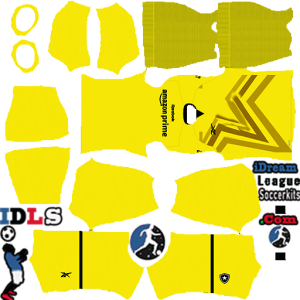 Botafogo kit dls 2024 gk away temp