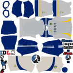 Leeds United fc kit dls 2025 home temp