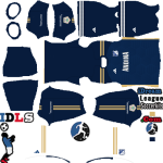 Millonarios FC kit dls 2024 home temp