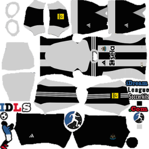 Newcastle United FC kit dls 2025 home1 temp