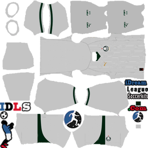 Palmeiras dls kit 2024 away white shorts