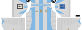 Argentina kit dls copa america 2024 home