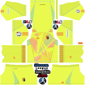 Belgium kit dls euro 2024 gk away