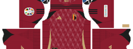 Belgium kit dls euro 2024 home