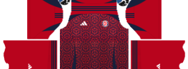 Costa Rica kit dls copa america 2024 home