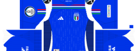 Italy kit dls euro 2024 home