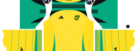 Jamaica kit dls copa america 2024 home