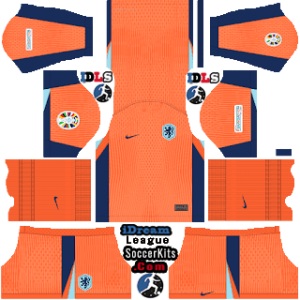 Netherlands kit dls euro 2024 home