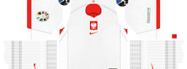 Poland kit dls euro 2024 home