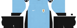 Uruguay kit dls copa america 2024 home