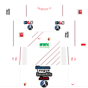 Augsburg FC dls kit 2025 home