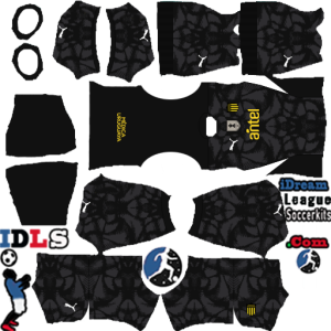 Atletico Penarol kit dls 2025 gk home
