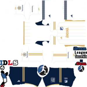 Millonarios fc kit dls 2025 away