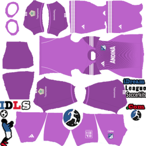 Millonarios fc kit dls 2025 gk away