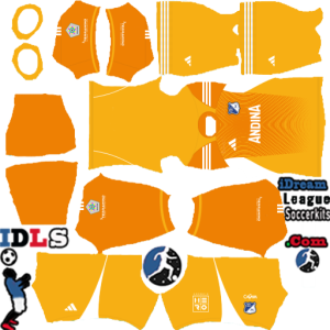 Millonarios fc kit dls 2025 gk home