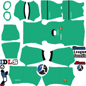 SC Barcelona kit dls 2025 gk third