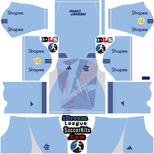 flamengo kit dls 2025 gk home