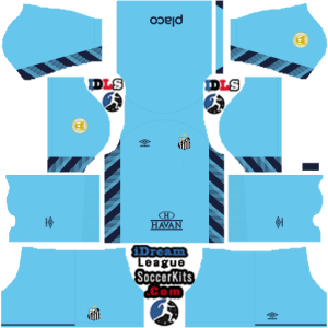 Santos FC dls kit 2025 gk away