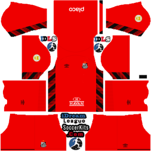 Santos FC dls kit 2025 gk third