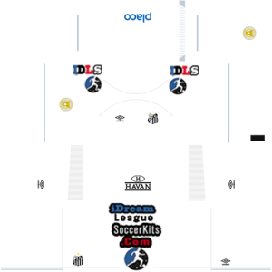 Santos FC dls kit 2025 home