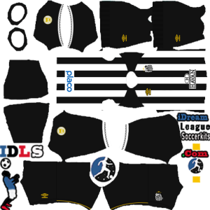 Santos FC kit dls 2025 away