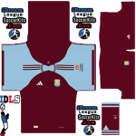 Aston Villa PLS Kit 2025 Home