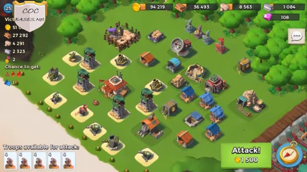 Boom Beach HQ 10 Layouts