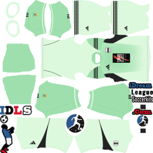 Deportivo Riestra kit dls 2025 gk home