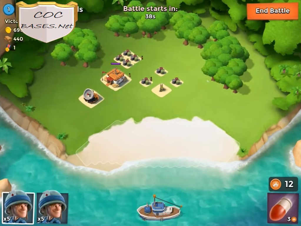best boom beach base hq1