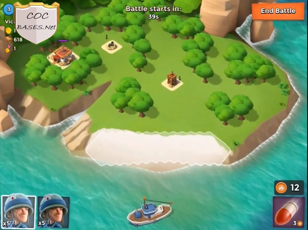 best boom beach base hq2