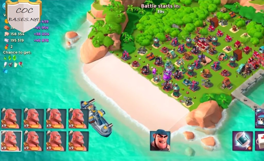 best boom beach base hq23