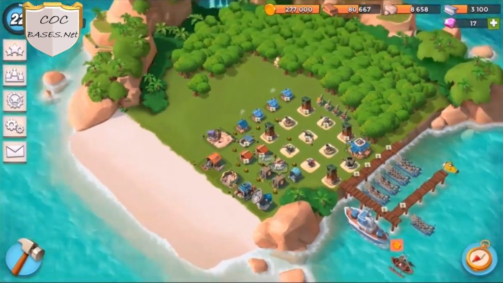 best boom beach base hq9