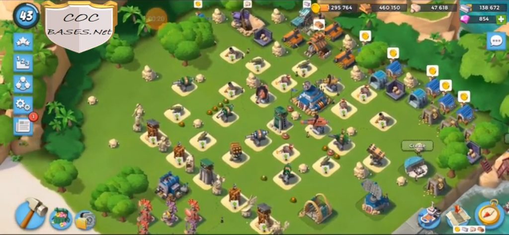 best boom beach layout hq17