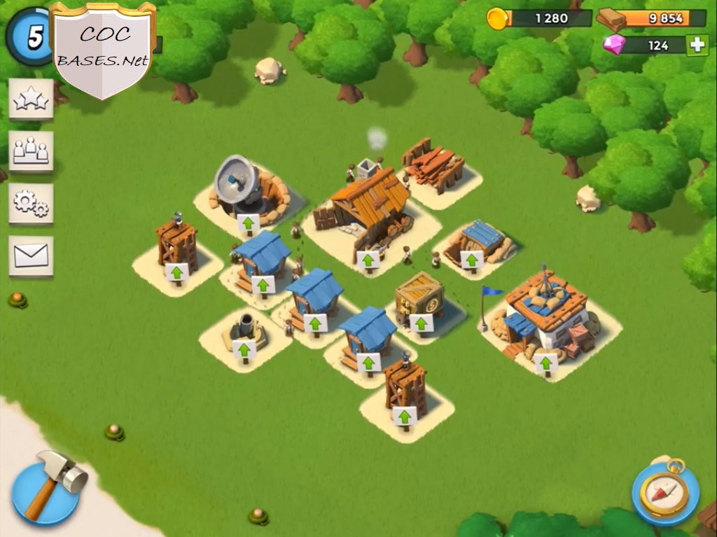 best boom beach layout hq3