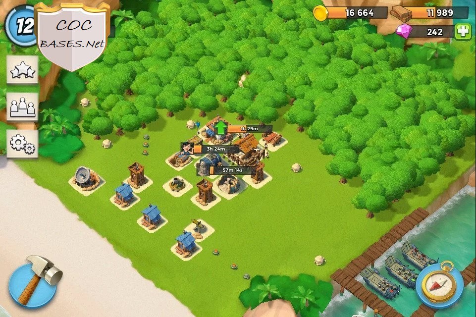 best boom beach layout hq5