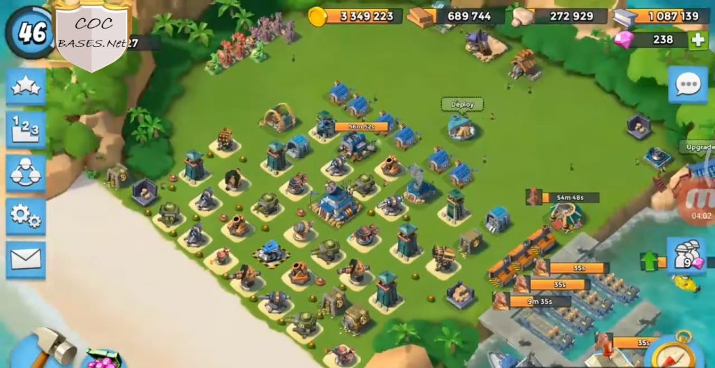 boom beach headquarters 14 layout