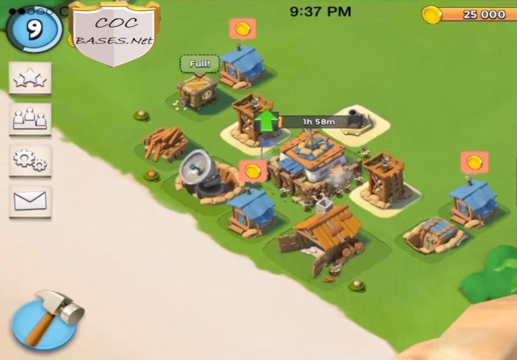 boom beach hq 3 layouts