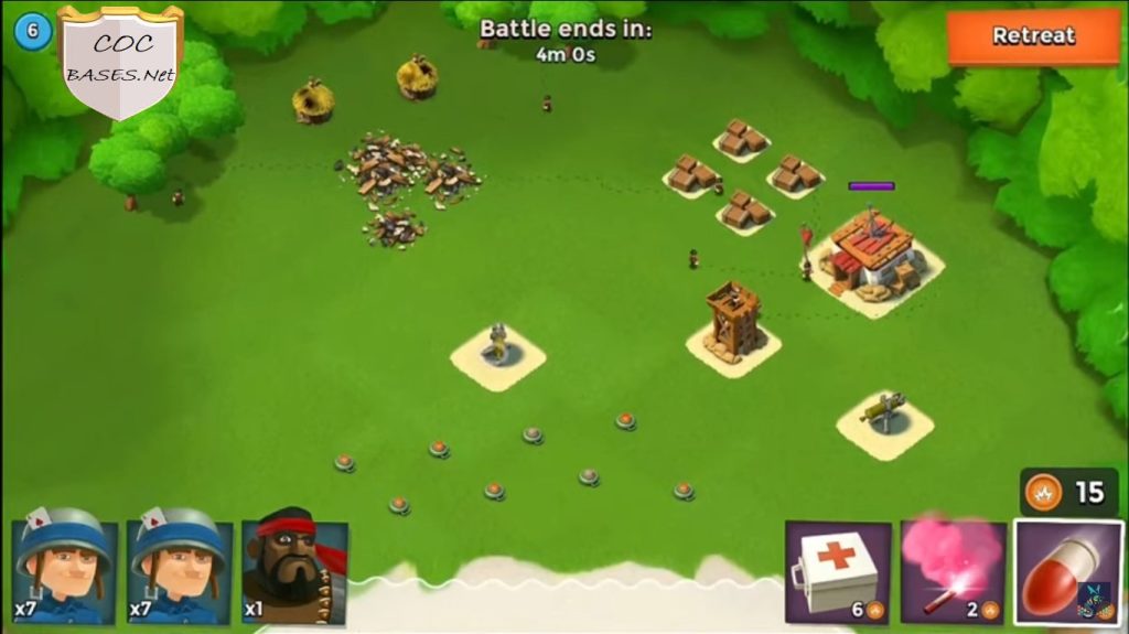 boom beach hq1 base design