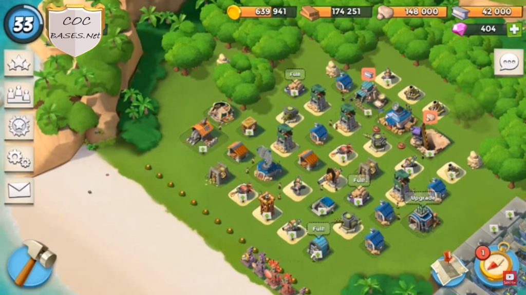 boom beach hq12 base layout