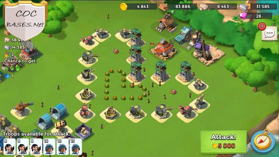 boom beach hq12 layout