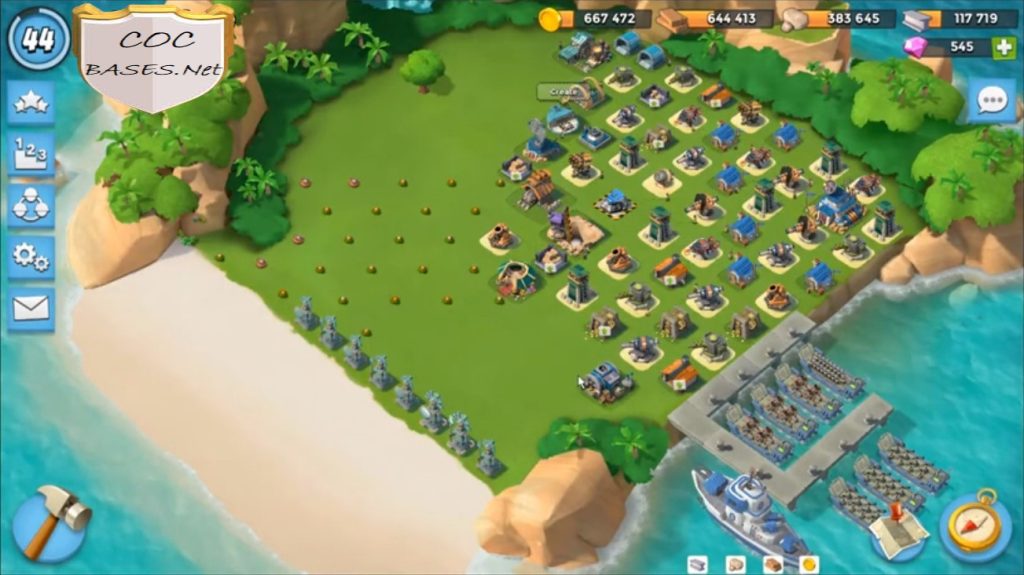 boom beach hq17 layout