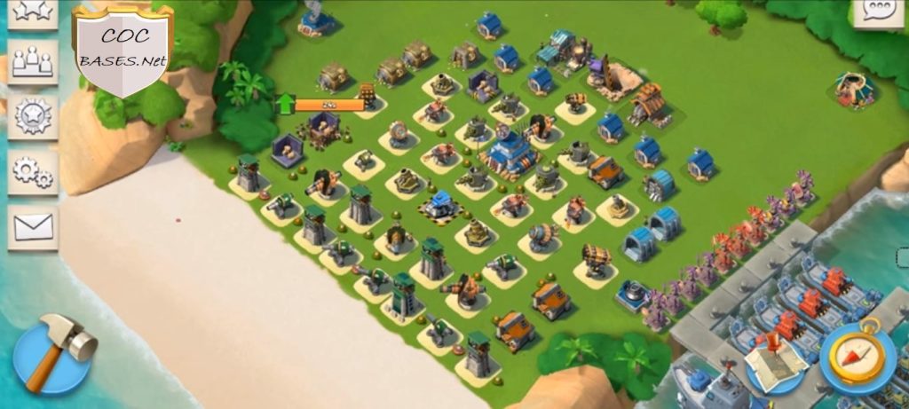 boom beach hq20 base layout