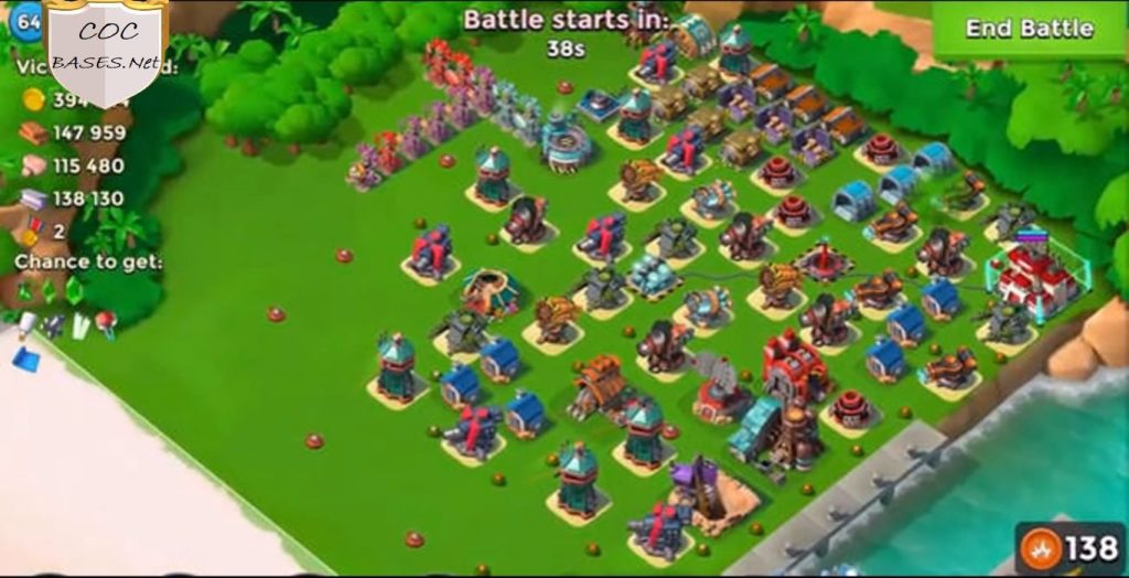 boom beach hq21 base design