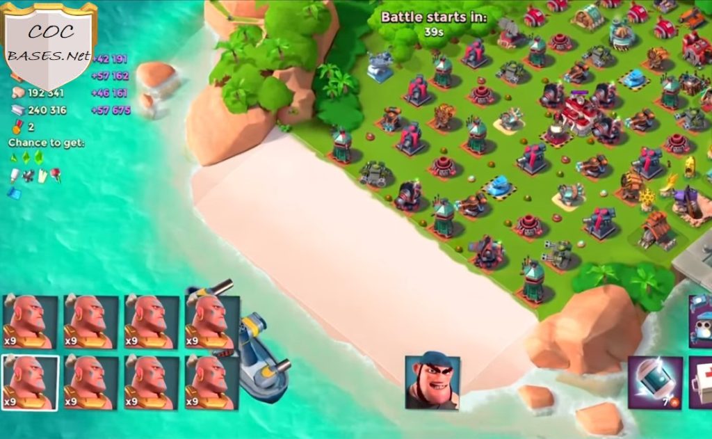 boom beach hq23 base layout